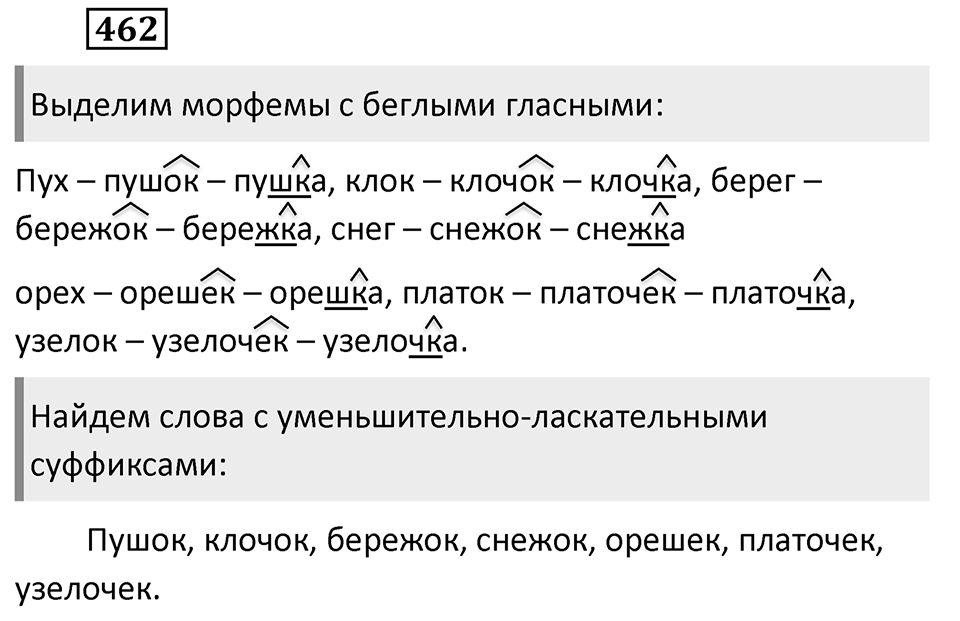 Упражнение 462, ГДЗ по русскому за 5 класс к учебнику Ладыженской, Баранова — решение 1