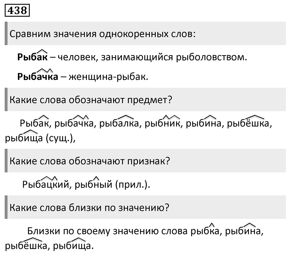 Упражнение 438, ГДЗ по русскому за 5 класс к учебнику Ладыженской, Баранова — решение 1