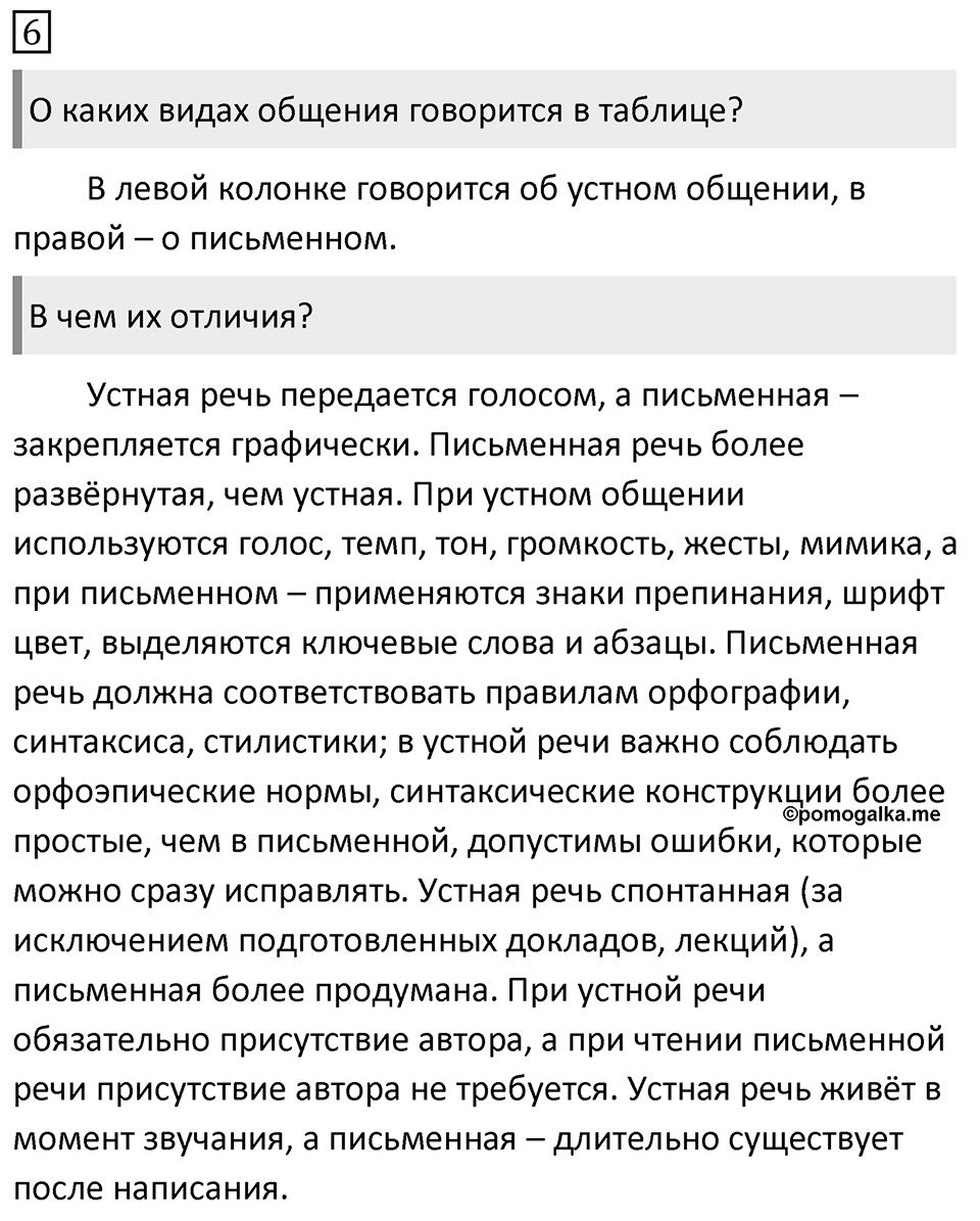Упражнение 6, ГДЗ по русскому за 5 класс к учебнику Ладыженской, Баранова — решение 1