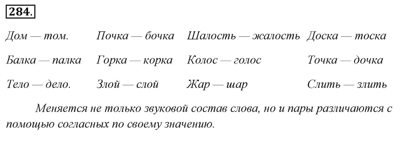 Упражнение 284, ГДЗ по русскому за 5 класс к учебнику Ладыженской, Баранова — решение 2