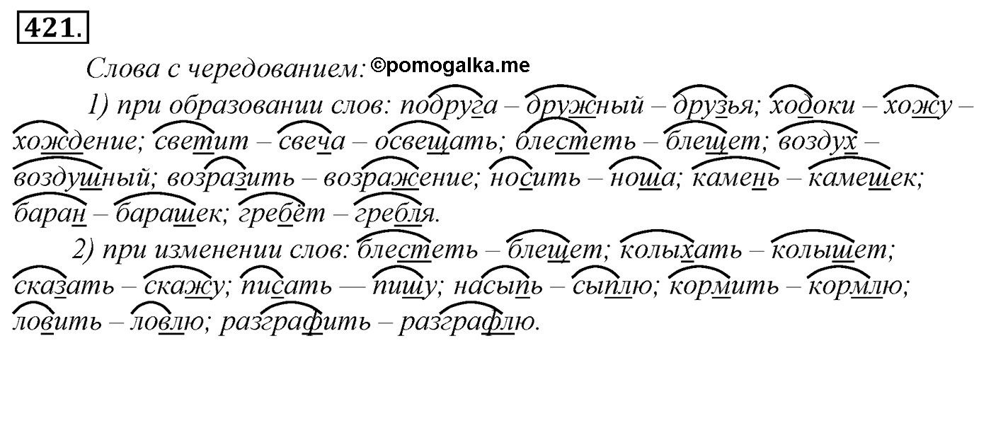 Упражнение 421, ГДЗ по русскому за 5 класс к учебнику Ладыженской, Баранова — решение 2