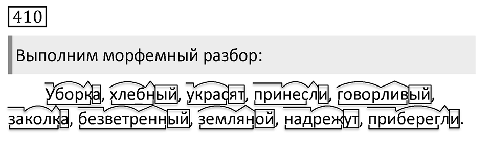 Упражнение 410, ГДЗ по русскому за 5 класс к учебнику Ладыженской, Баранова — решение 1
