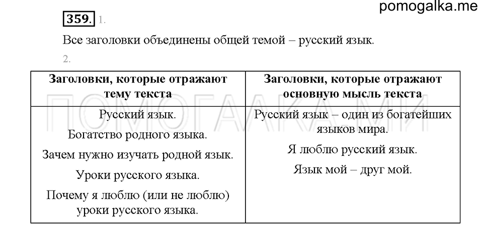 Часть 1. Упражнение 359 — решение 1