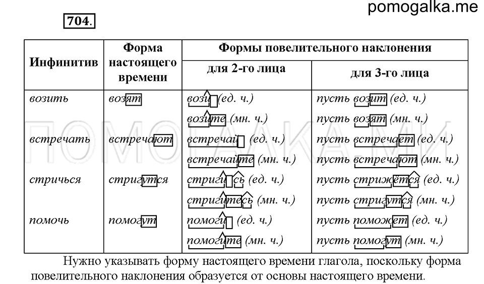Часть 2. Упражнение 704 — решение 1
