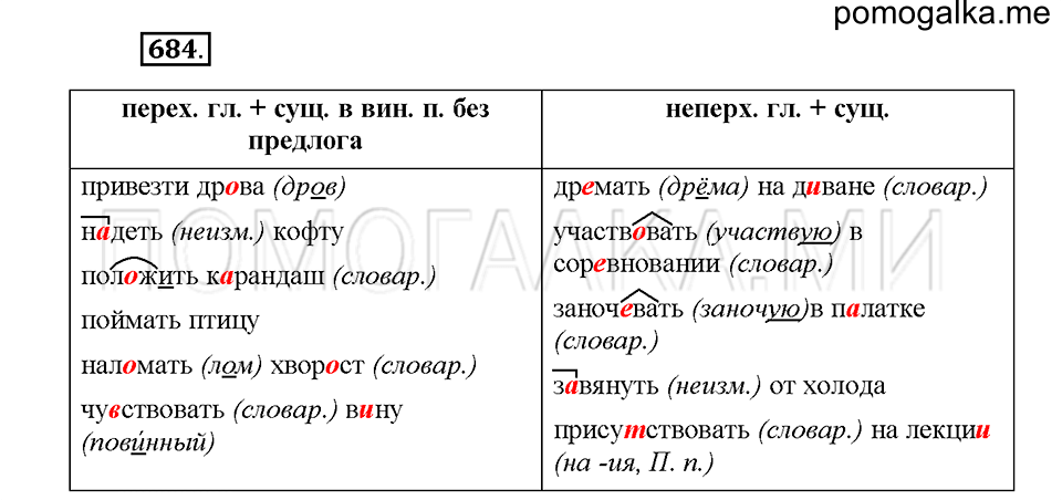 Часть 2. Упражнение 684 — решение 1