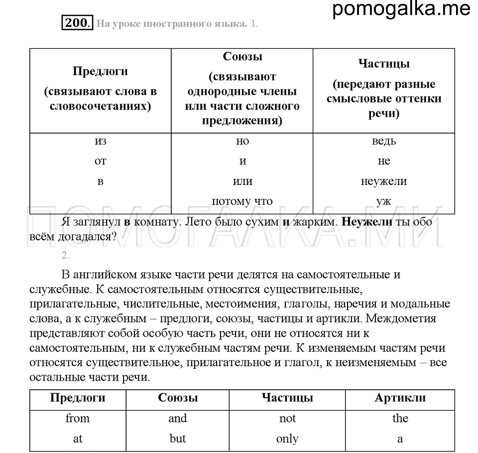 Часть 1. Упражнение 200 — решение 1