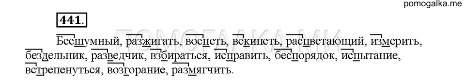 Часть 2. Упражнение 441 — решение 1