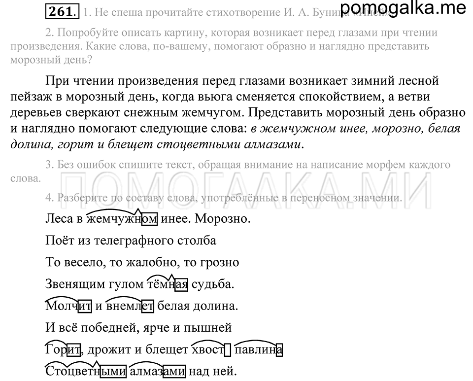 Упражнение 261 — решение 2