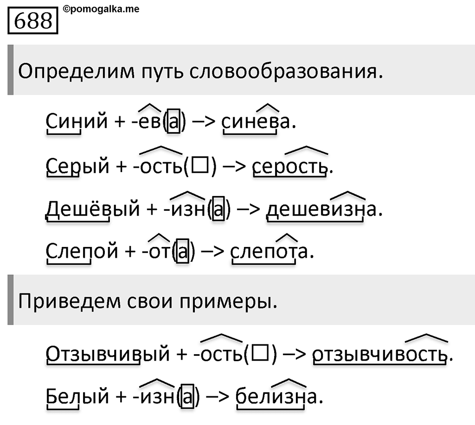 Упражнение 688 — решение 1