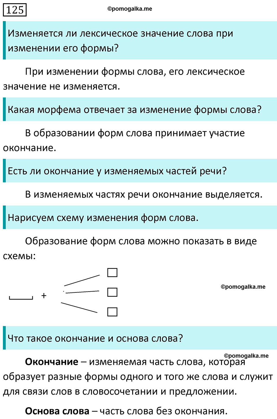 Упражнение 125 — решение 1