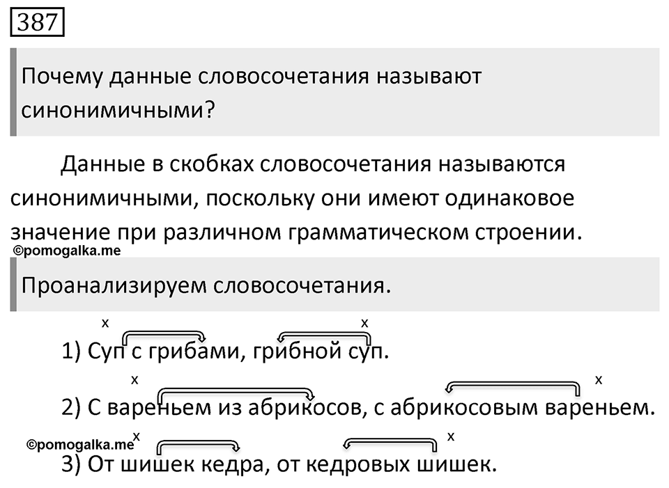Упражнение 387 — решение 1
