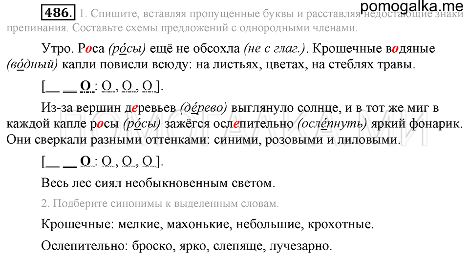 Упражнение 486 — решение 1