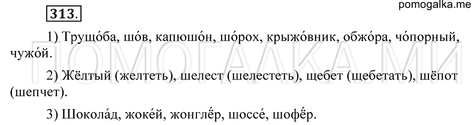 Упражнение 313 — решение 2
