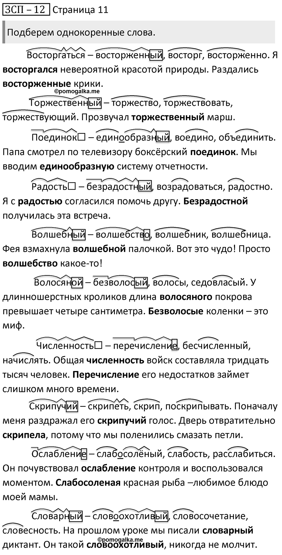 Страница 11 ЗСП-12 — решение 1