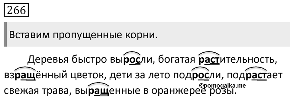 Упражнение 266 — решение 1