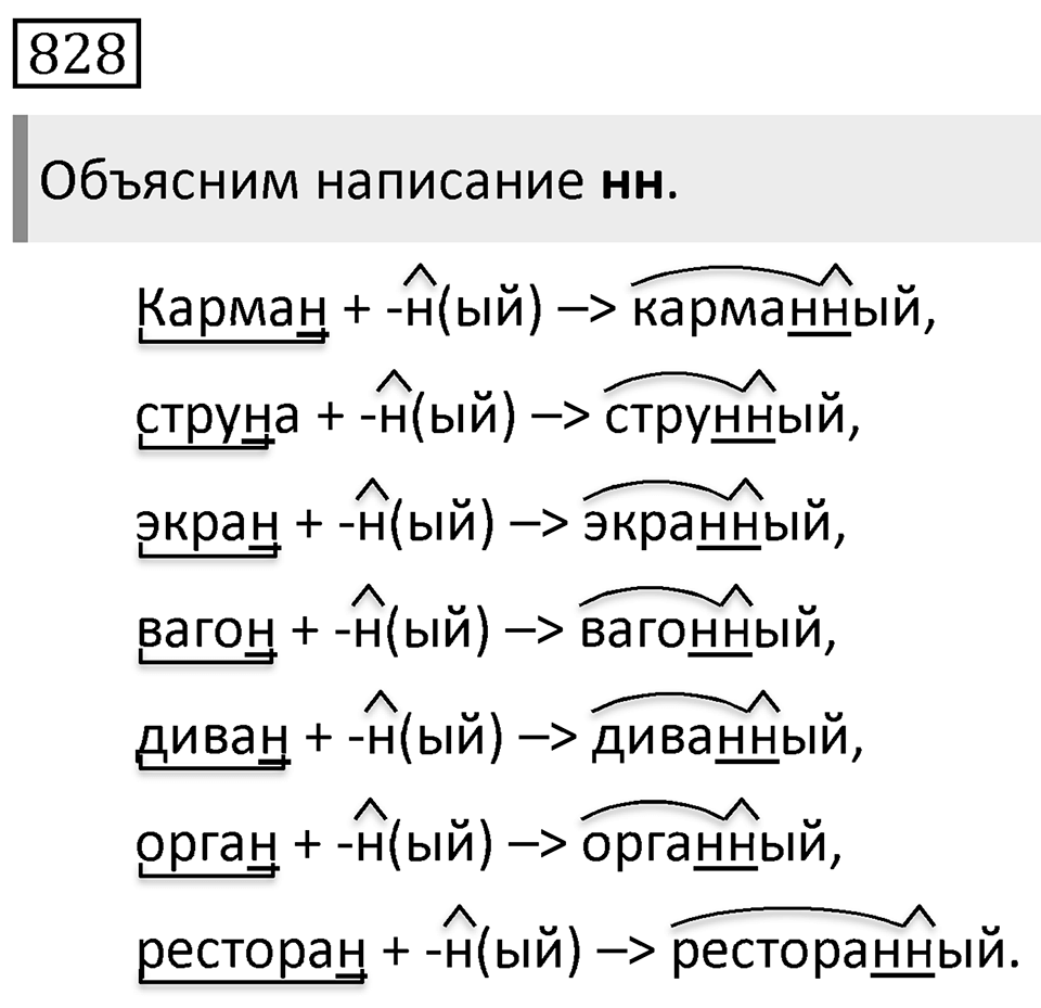 Упражнение 828 — решение 1