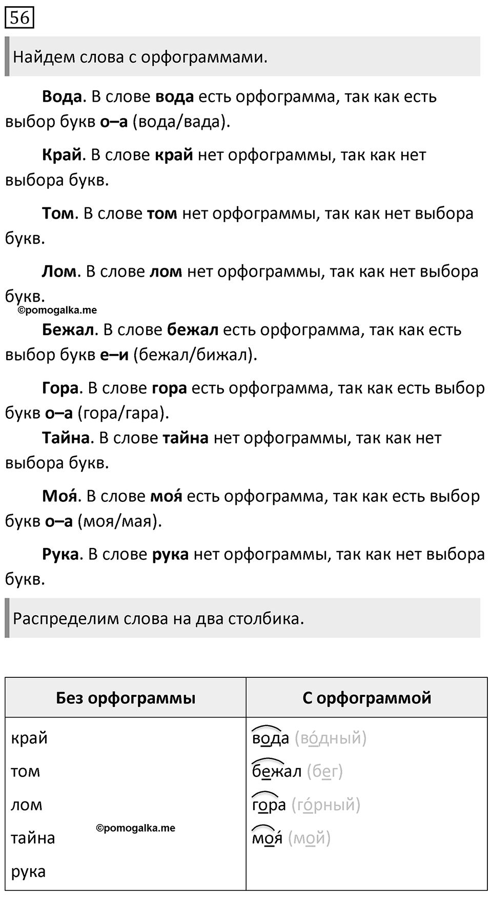 Упражнение 56 — решение 1