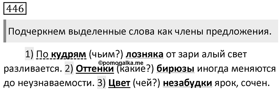 Упражнение 446 — решение 1