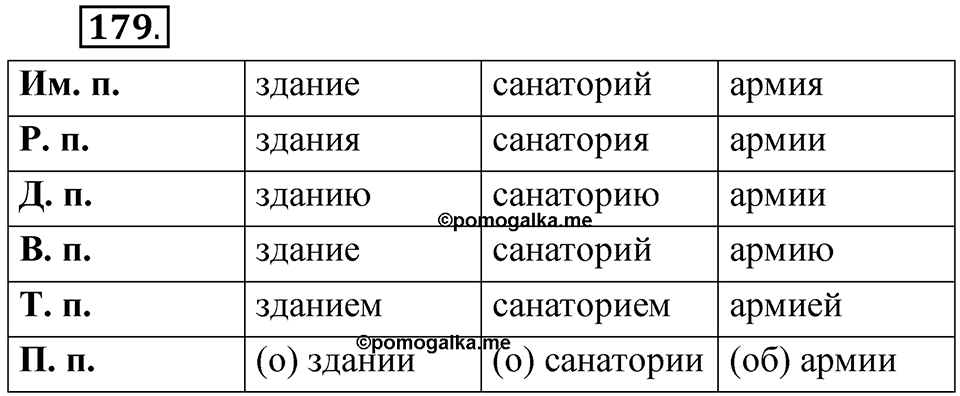Часть 2 упражнение 179 — решение 1