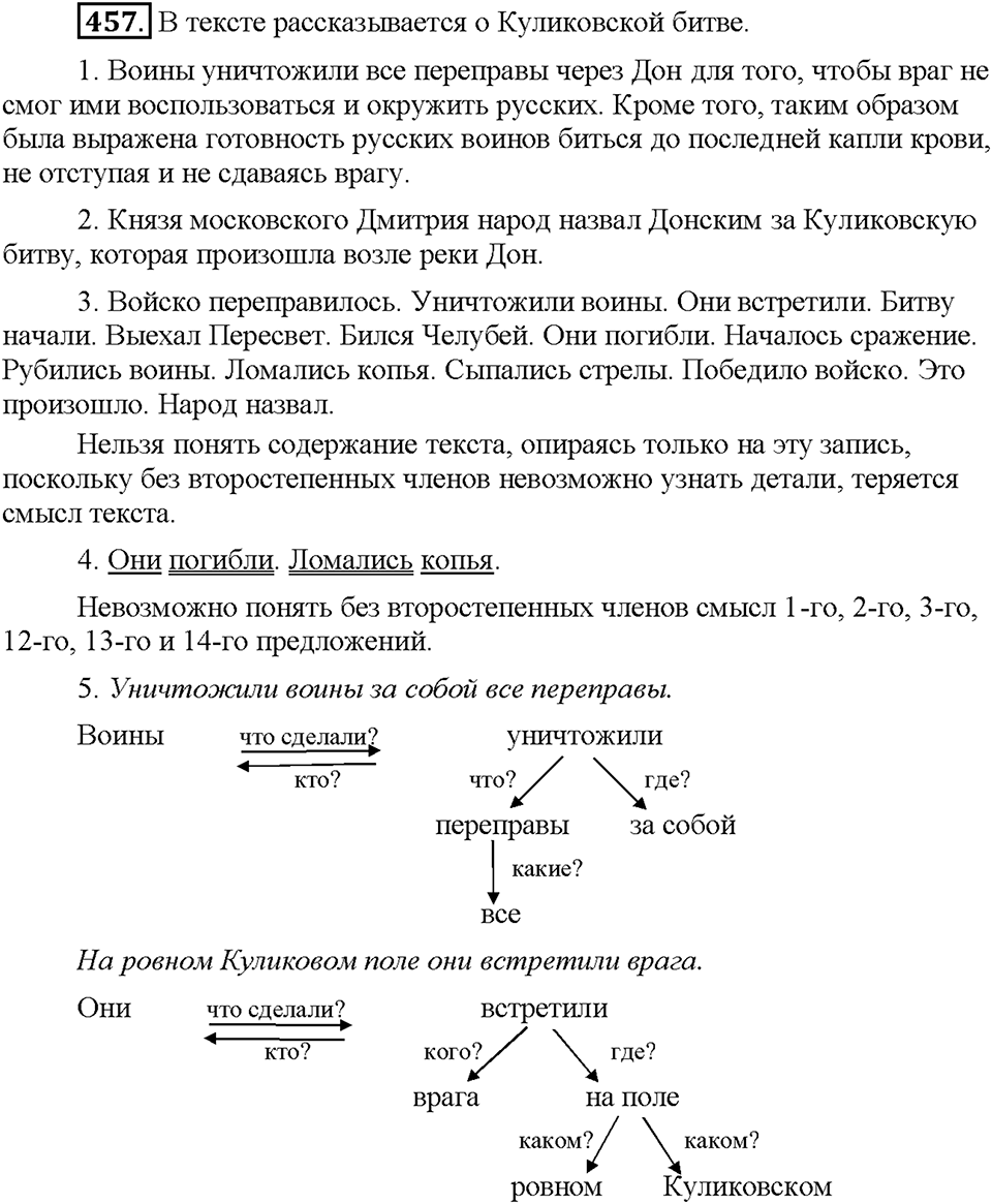 Часть 2. Упражнение 457 — решение 1
