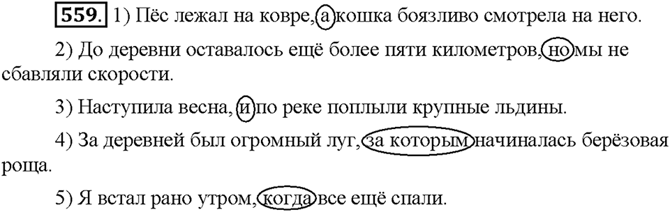 Часть 2. Упражнение 559 — решение 1