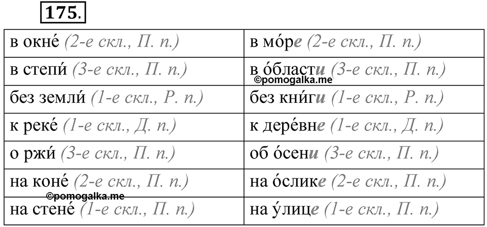Часть 2 упражнение 175 — решение 1