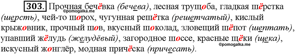 Часть 2. Упражнение 303 — решение 1