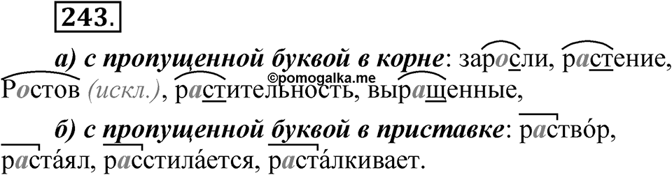 Часть 2 упражнение 243 — решение 1