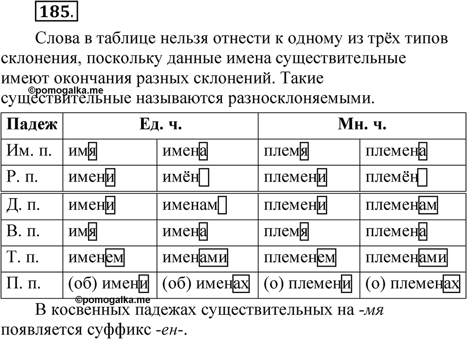 Часть 2 упражнение 185 — решение 1