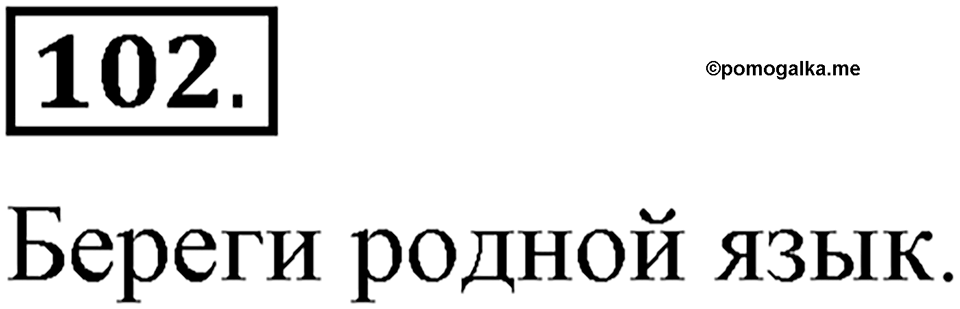 Наш родной язык. §16. Культура речи. Глава 1. Упражнение №102 — решение 1