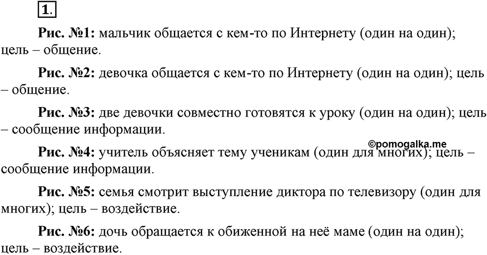 Как язык служит для общения. §1. Разговорная и книжная речь. Глава 3. Упражнение №1 — решение 1