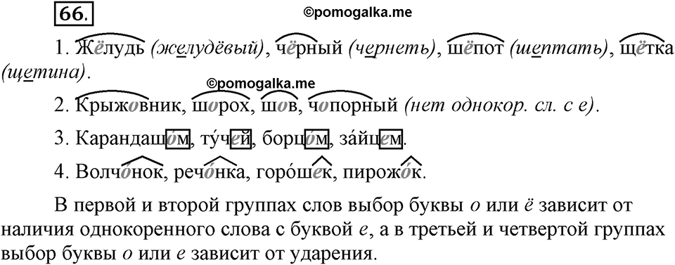Что такое современный язык. §9. Слитное и раздельное написание НЕ с прилагательными. Глава 7. Упражнение №66 — решение 1