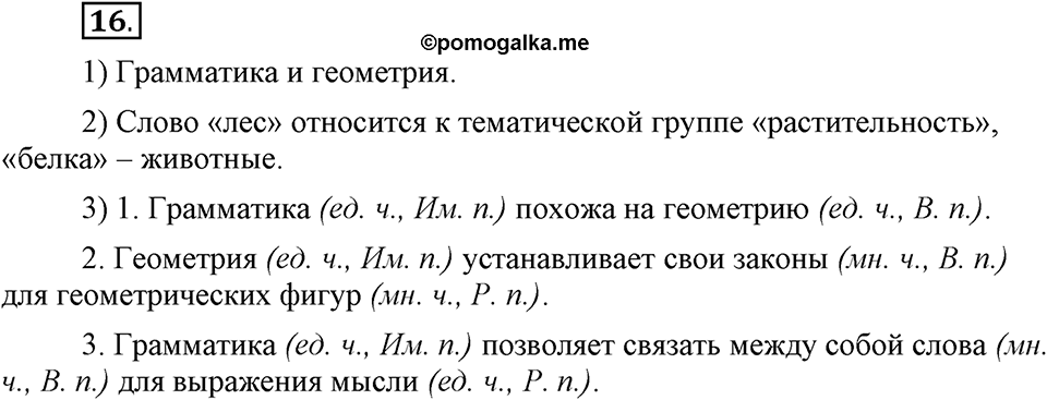 Чем различаются устная и письменная речь. §3. Имя существительное как часть речи. Глава 6. Упражнение №16 — решение 1