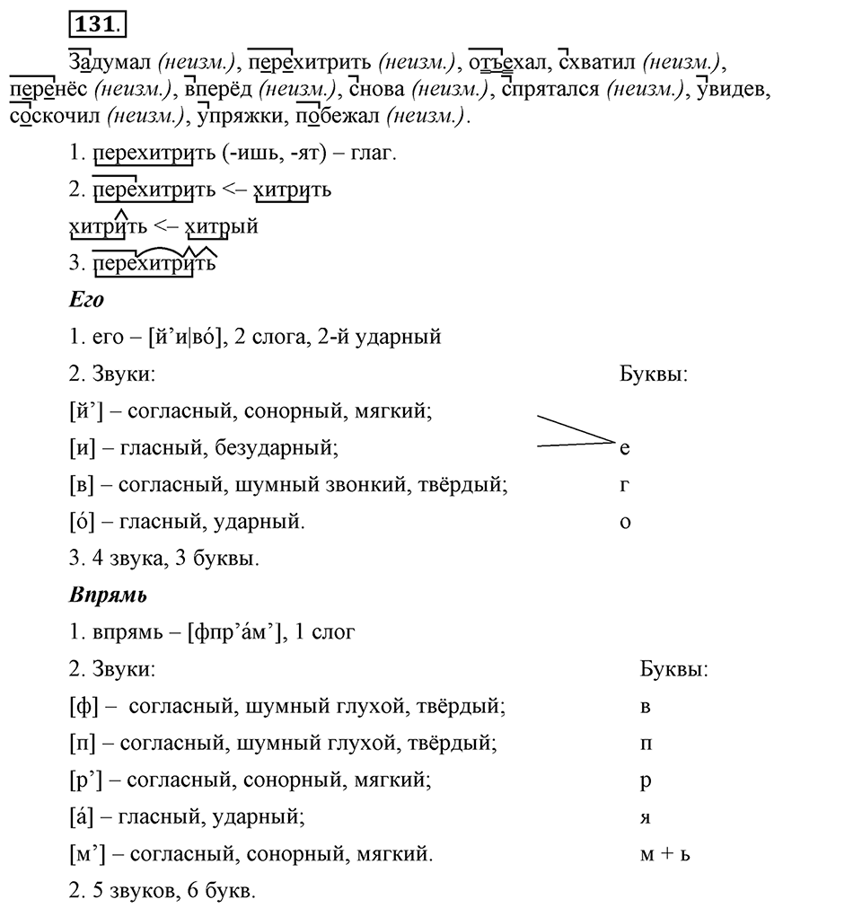 В чем заключается богатство языка. §16. Лексическое богатство русского языка и культура речи. Глава 4. Упражнение №131 — решение 1