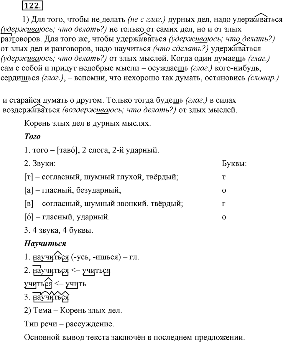 Как язык объединяет народы. §21. Употребление глаголов речи. Глава 8. Упражнение №122 — решение 1