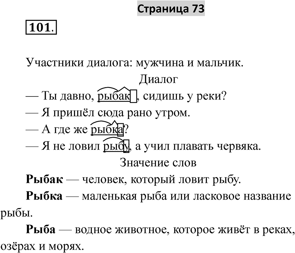 Страница 73 — решение 1