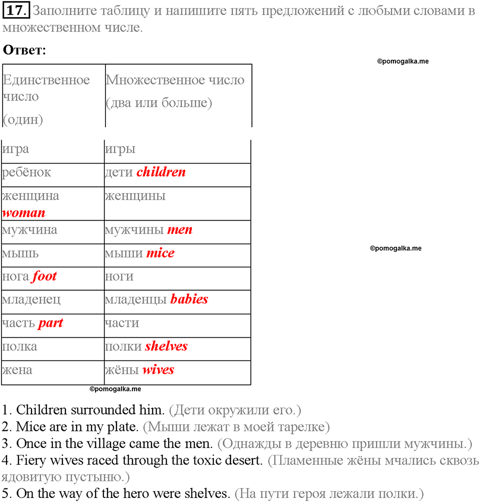 Unit 4. An adventure holiday. Страница 79. Section 3. Задание №17 — решение 1