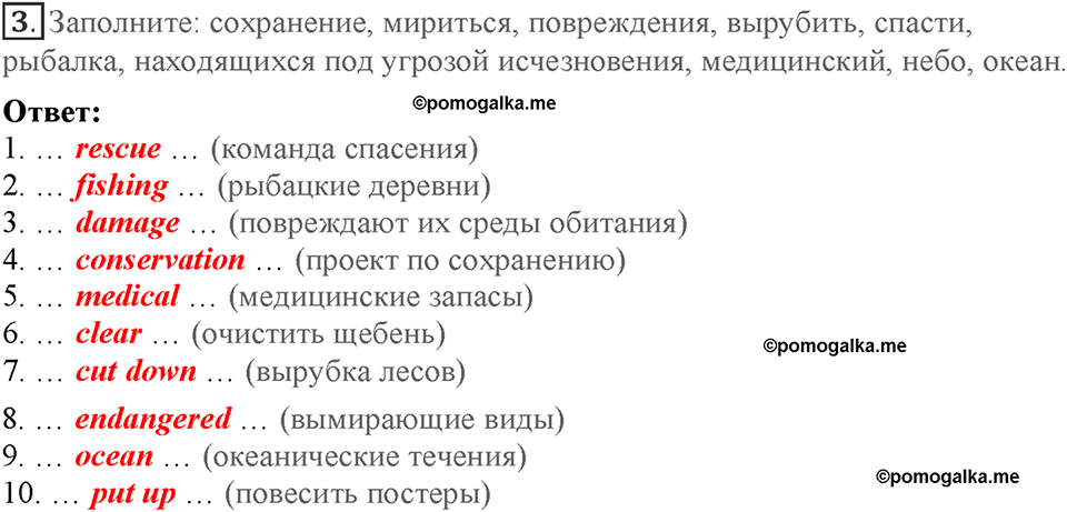 Module 5. Helping hands. Страница 93. Language Review 5. Номер №3 — решение 1