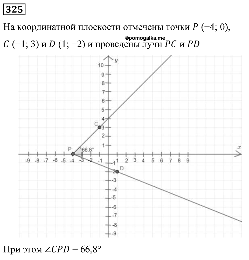 Вариант 4 номер 325 — решение 1