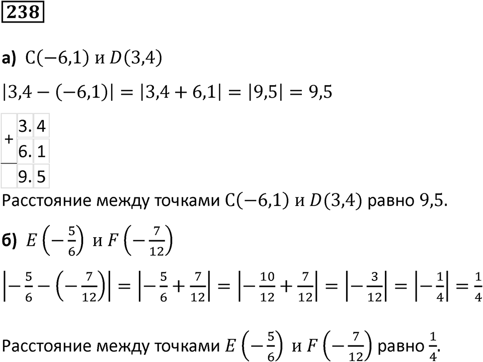 Вариант 2 номер 238 — решение 1