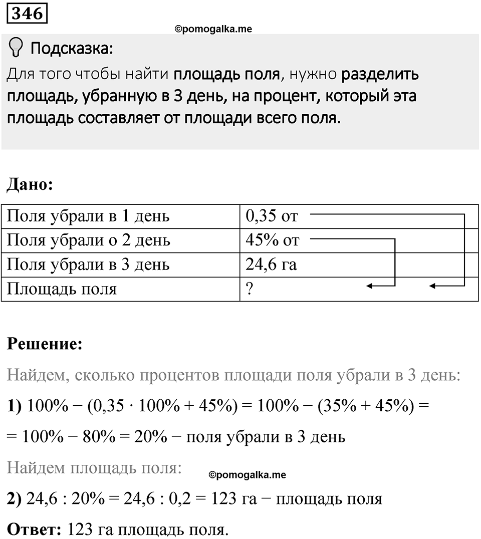Вариант 2 номер 346 — решение 1