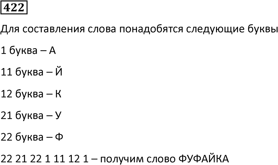 Номер 422 — решение 1