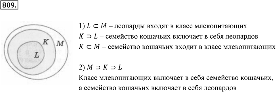 Множества. Комбинаторика. 10.1. Понятие множества. Номер 809 — решение 1