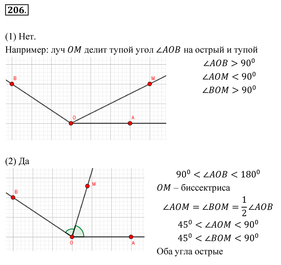 Номер 206 — решение 1