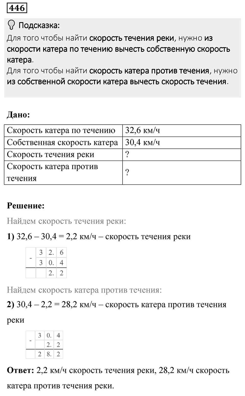 Номер 446 — решение 1