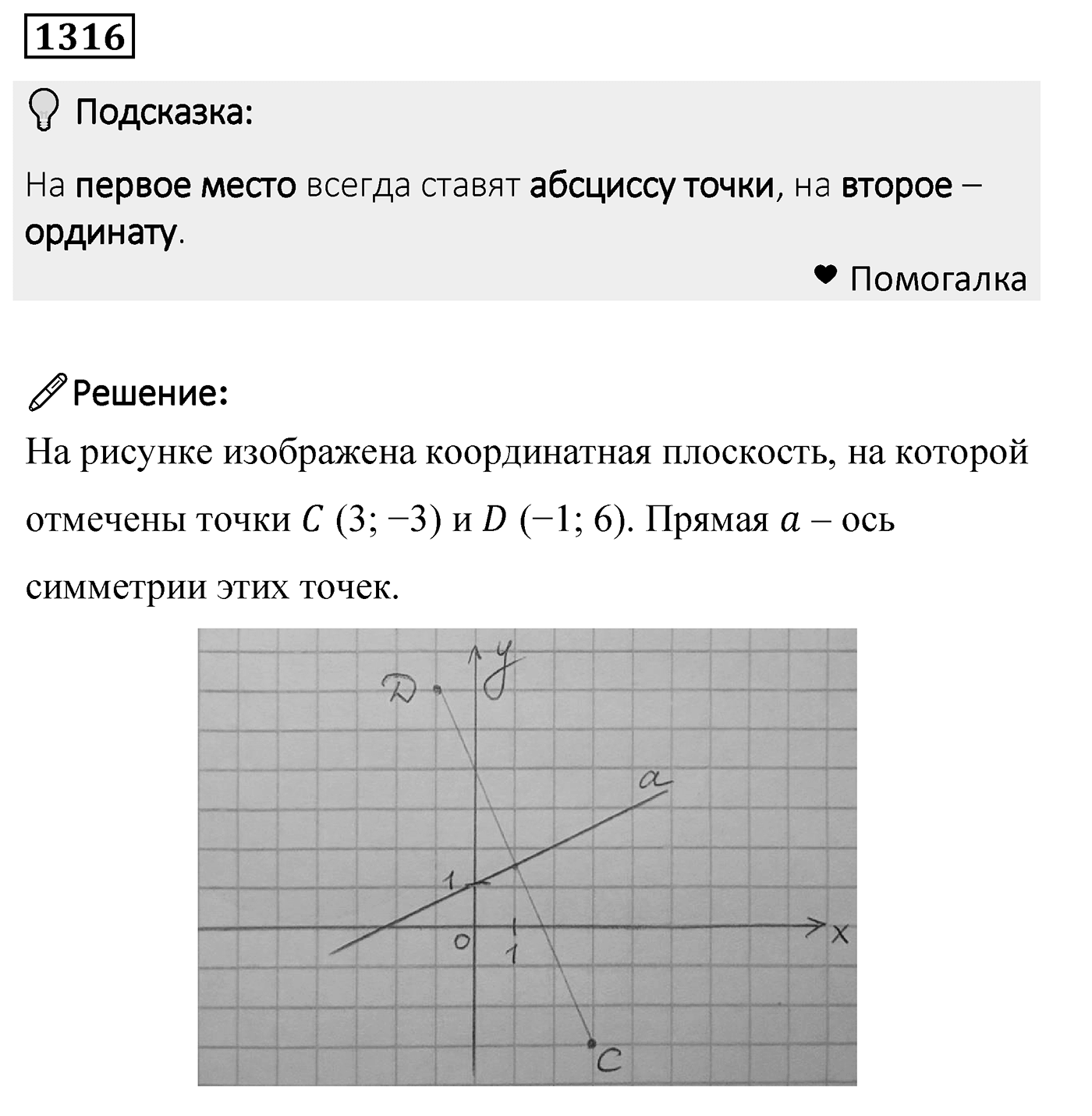 Номер 1316 — решение 2