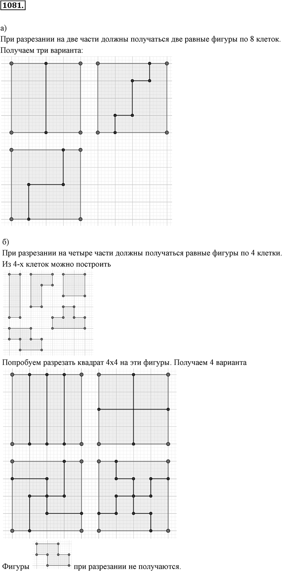 Обыкновенные и десятичные дроби. §5.10. Столбчатые диаграммы и графики. Номер 1081 — решение 1