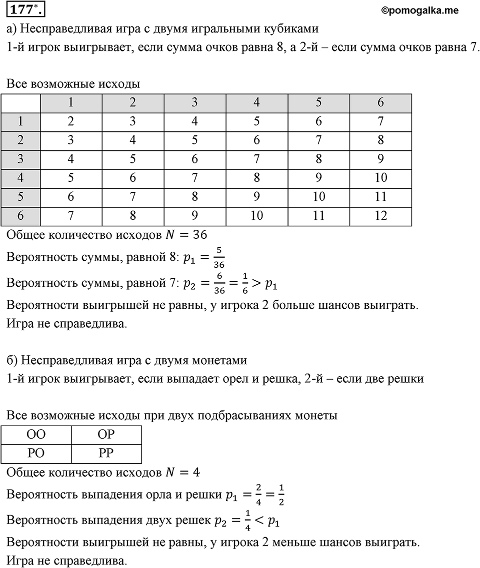 Отношения, пропорции, проценты. §1.8. Круговые диаграммы. Номер 177 — решение 1