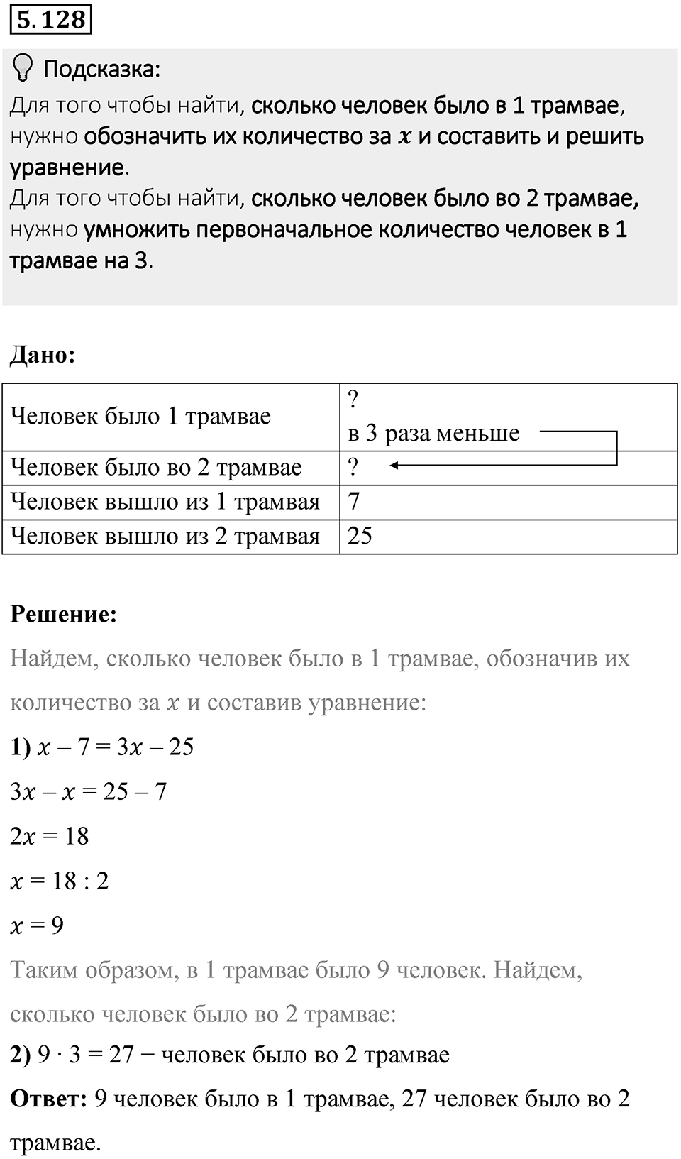 Номер 5.128 — решение 1