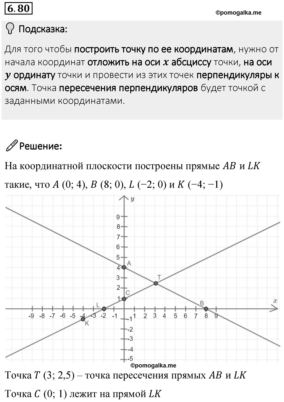 Номер 6.80 — решение 1